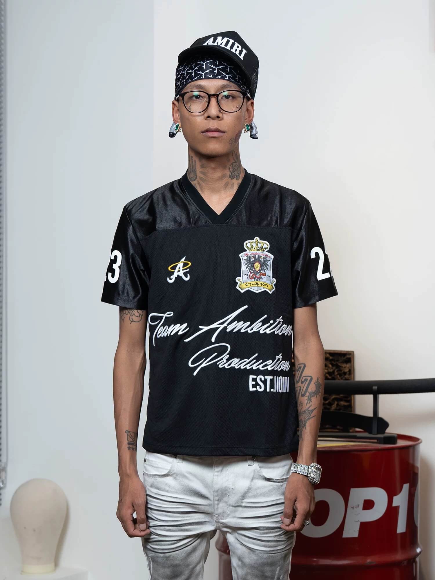 TGFCLUB 223 Patchwork Embroidered Soccer Jersey