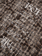 1807 Tie Dye Plaid Long Sleeve Shirt