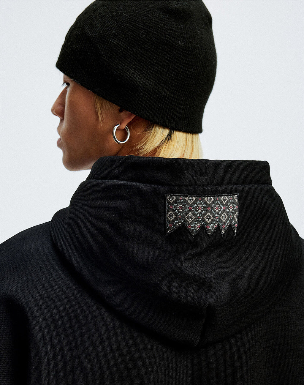 MEDM Ethnic Patchwork Hoodie