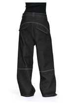 ANTIDOTE 3D Cut Stitched Denim Jeans