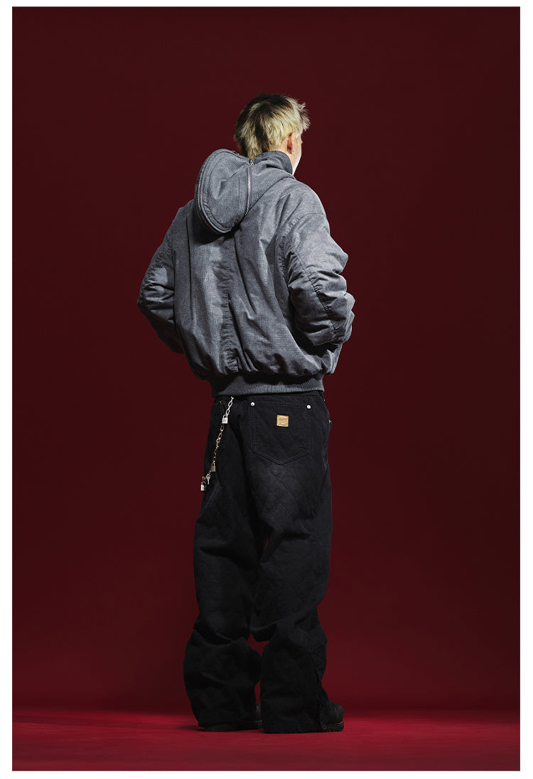 Remedy Multi Zipper Reversible MA-1 Bomber Jacket