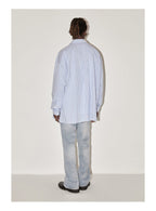 EMPTY REFERENCE Stripes Structured Long Sleeved Shirt
