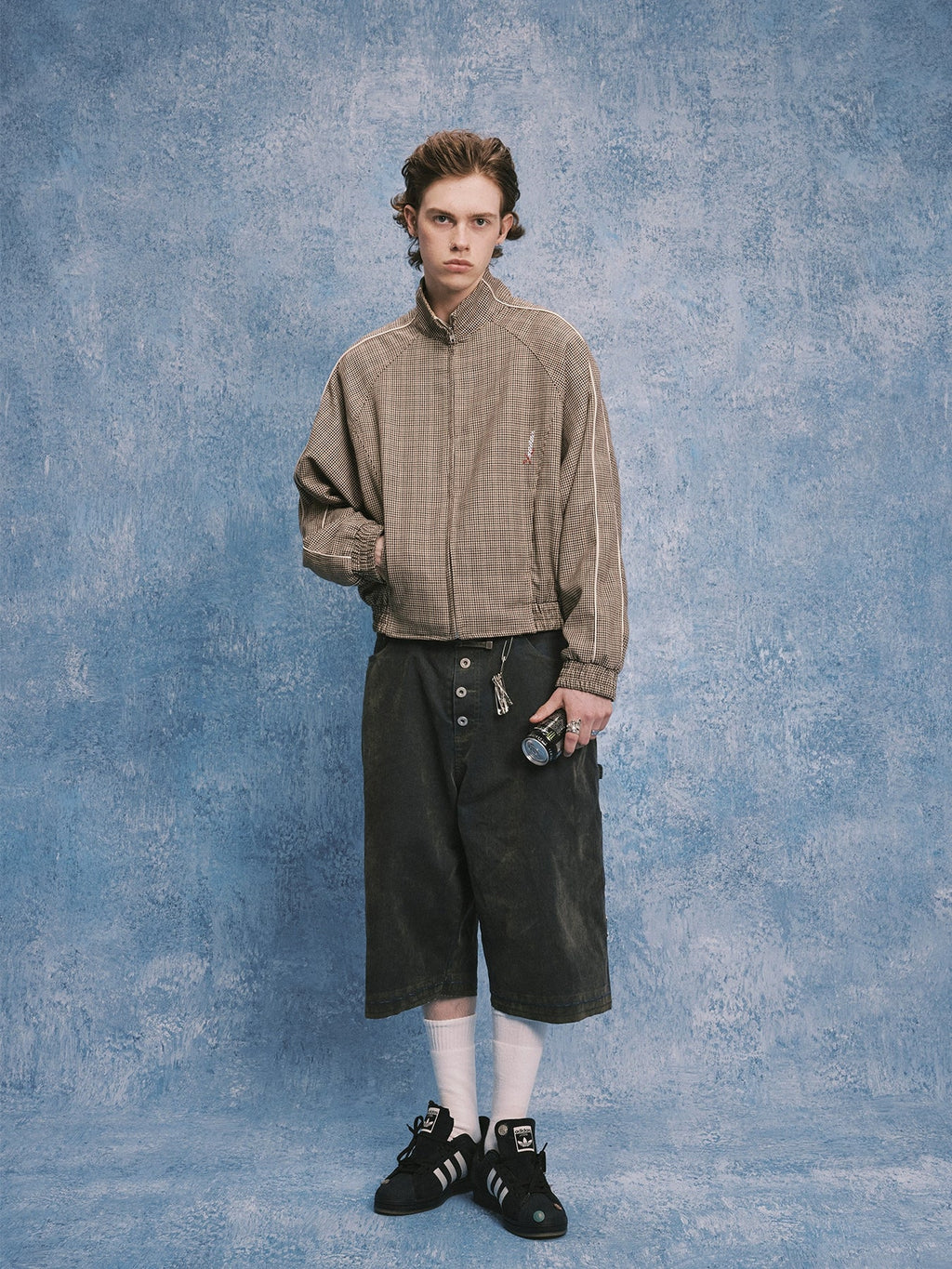 SOD Co. Houndstooth Wool Track Jacket