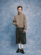 SOD Co. Houndstooth Wool Track Jacket