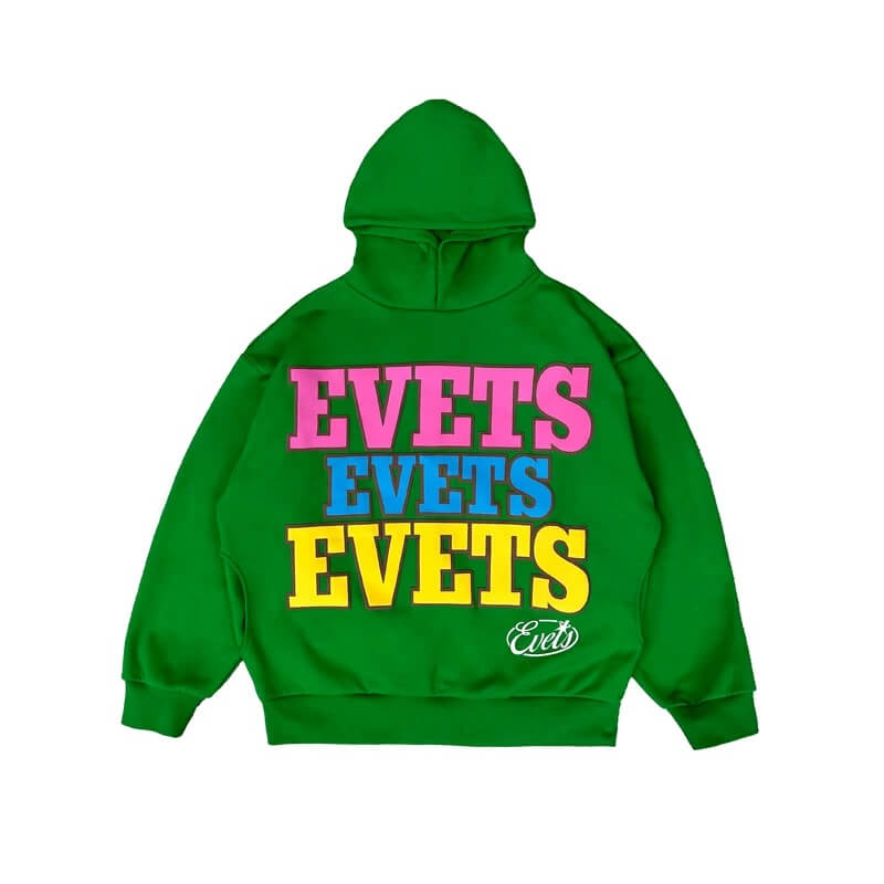 EVETS Foam Logo Graphic Hoodie