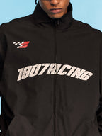 1807 Vintage Print Racing Track Jacket