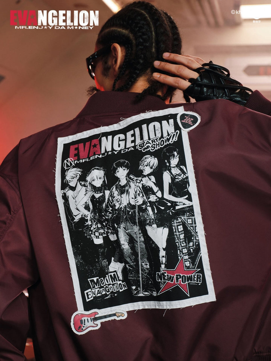MEDM x EVA NEVER END Character Portraits MA-1 Bomber Jacket