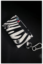 Remedy Metal Studded Keychain Coin Card Leather Wallet