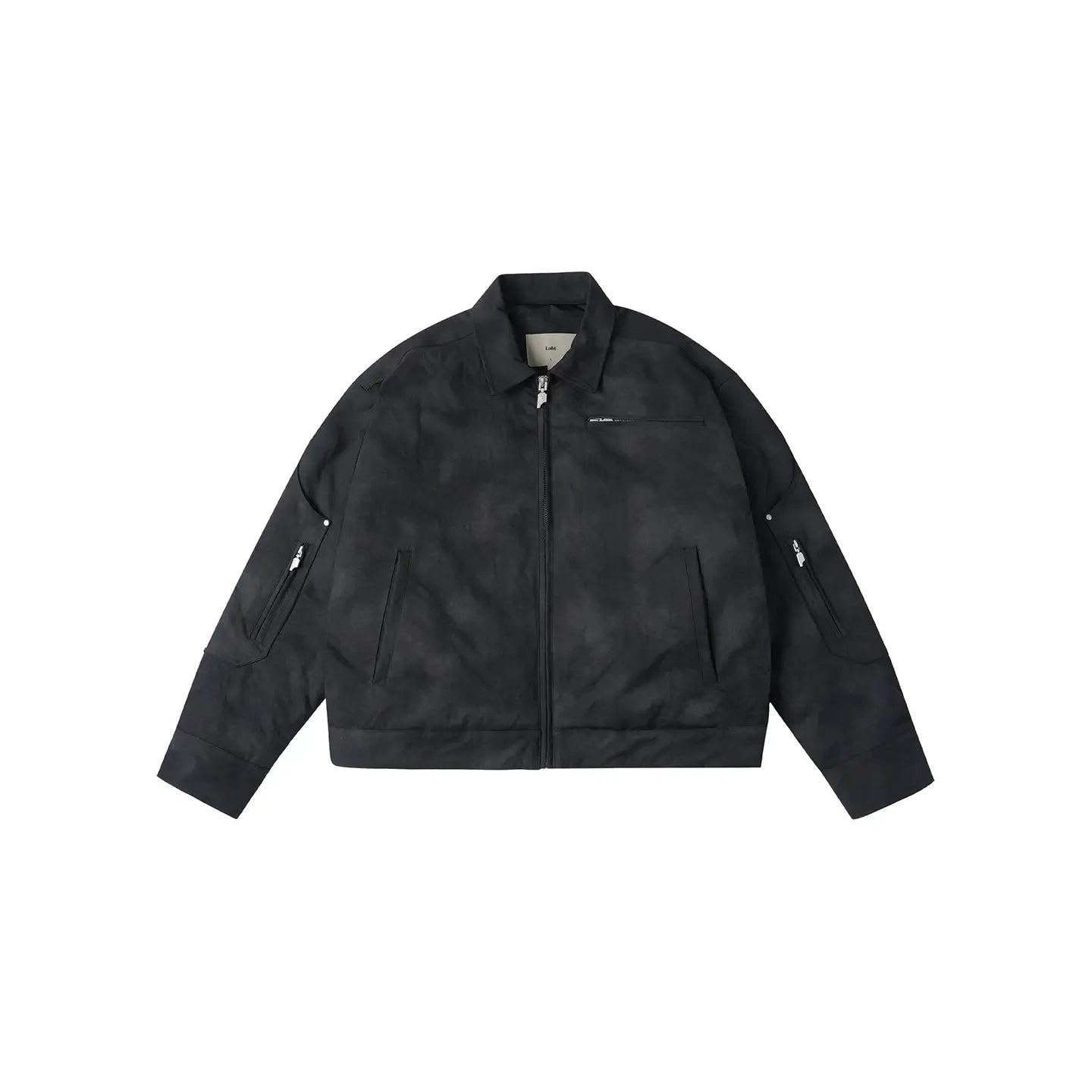 Labt Printed Vintage Effect Quilted Work Jacket
