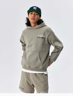 MEDM Basic One Point Embroidered Logo Oversized Hoodie