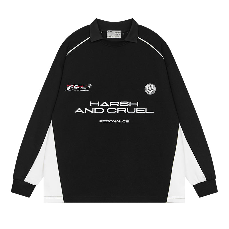 Harsh and Cruel Football Logo Jersey Sweater