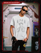 MEDM x EVA NEVER END Character Sketch Graphic Tee