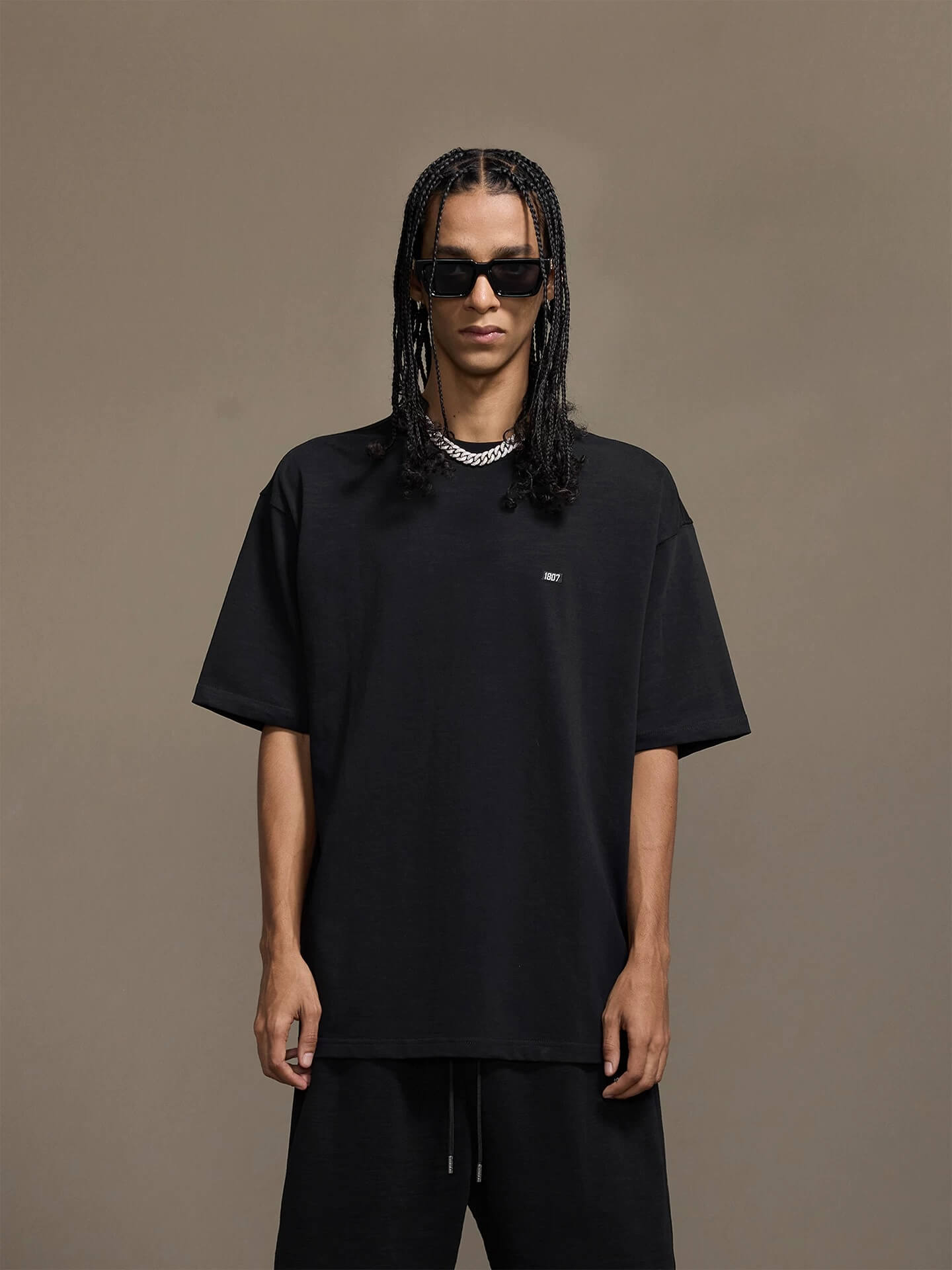 1807 Small Box Logo Patch Tee