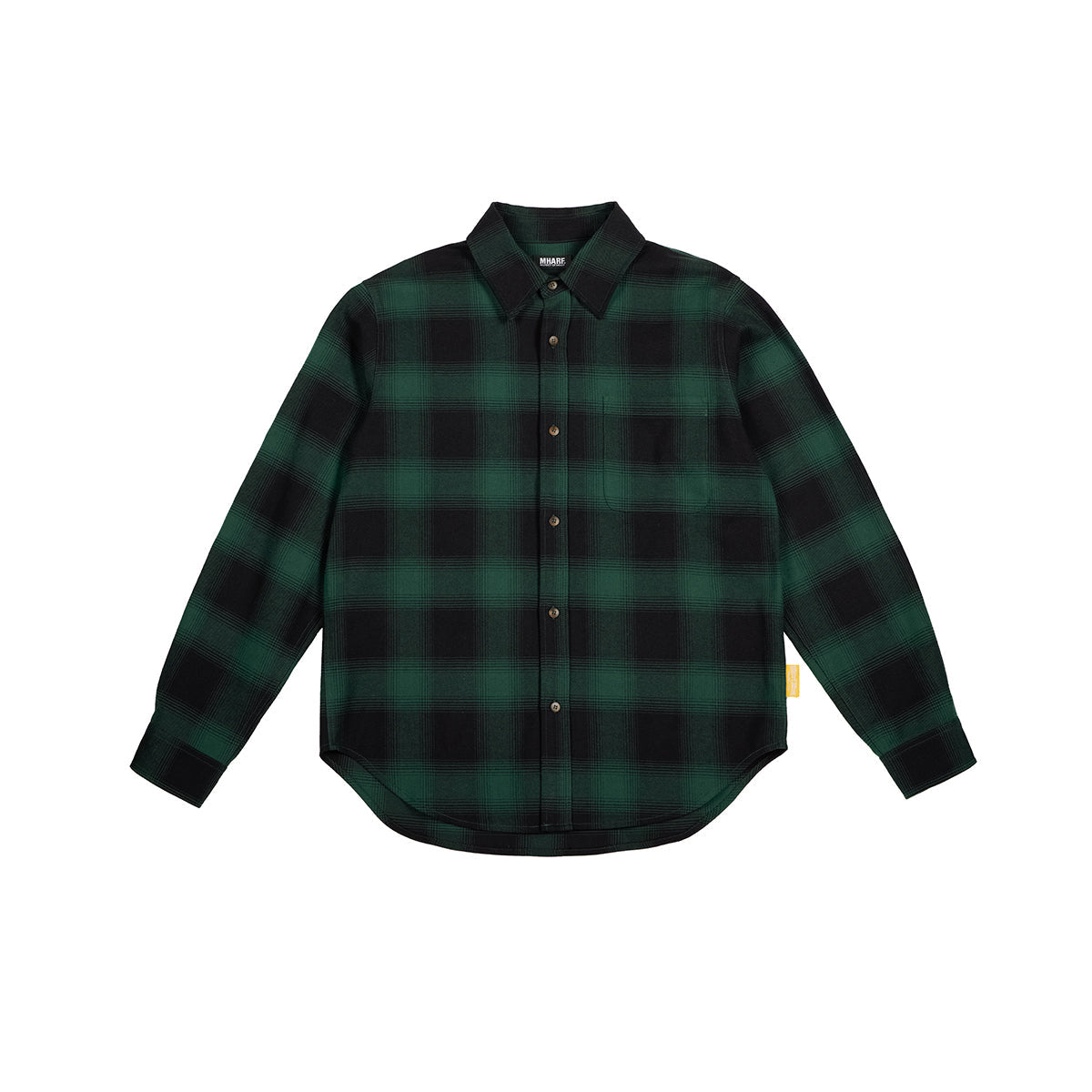 MHARF Classic Flannel Plaid Long Sleeve Shirt