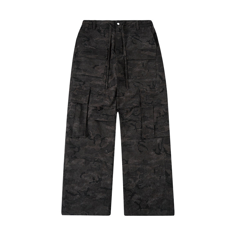 1807 Camouflage Multi Pocket Work Cargo Pants