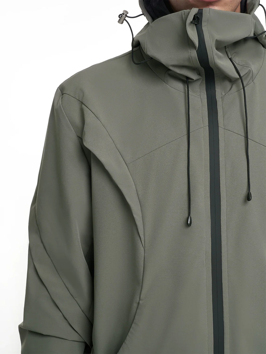 F3F Select Functional Drawstring Hooded Technical Jacket