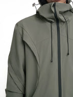 F3F Select Functional Drawstring Hooded Technical Jacket