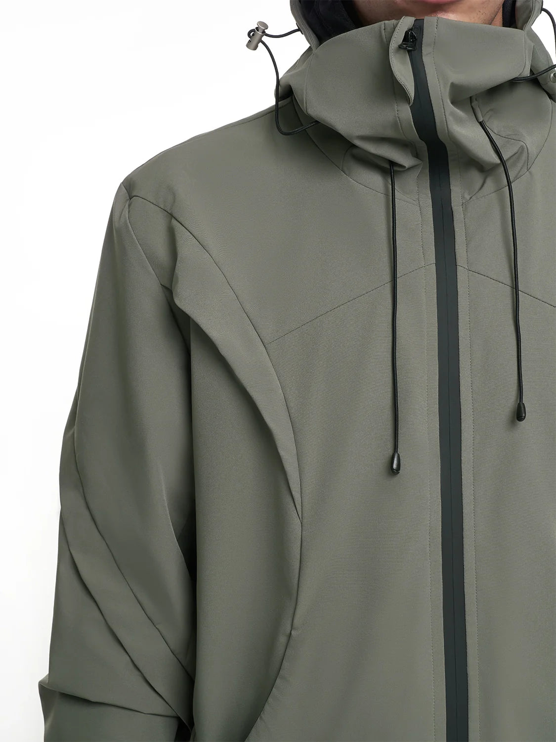 F3F Select Functional Drawstring Hooded Technical Jacket