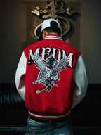 MEDM x STK Patch Embroidery Varsity Jacket