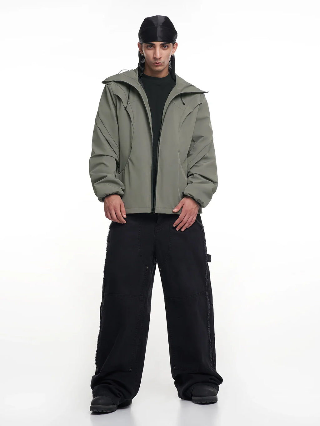 F3F Select Functional Drawstring Hooded Technical Jacket