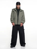 F3F Select Functional Drawstring Hooded Technical Jacket
