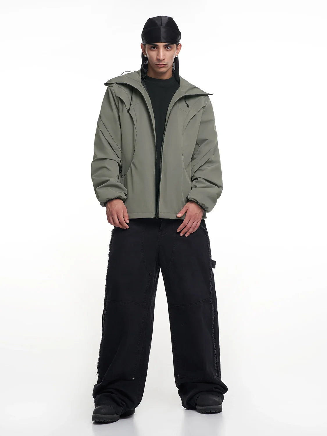 F3F Select Functional Drawstring Hooded Technical Jacket