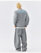 MEDM Logo Embroidered Basic Sweatshirt