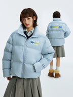 MEDM Gradient Embroidered Puffer Jacket
