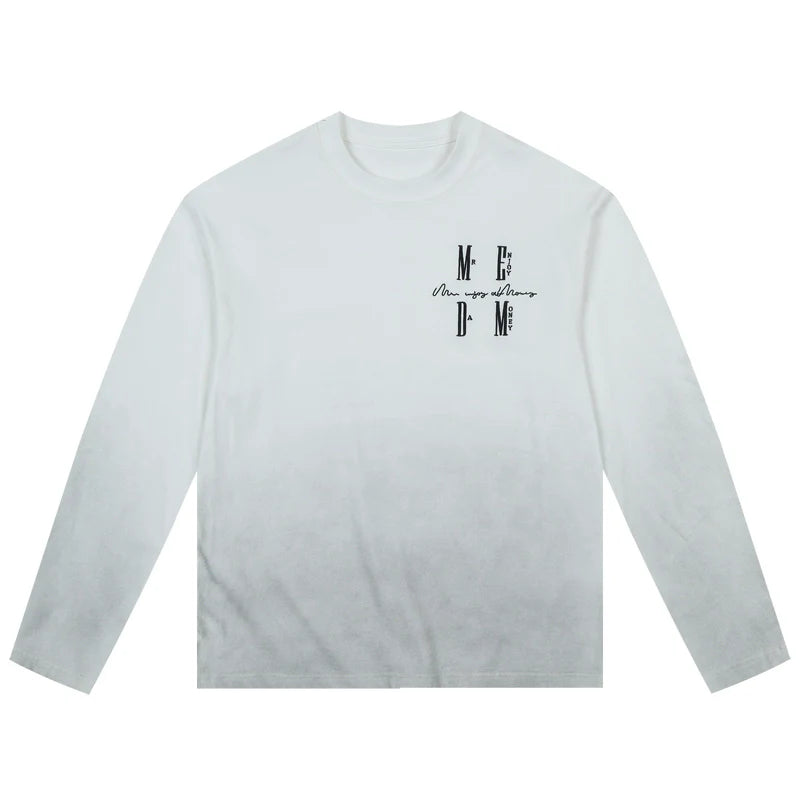 MEDM Gradient Washed Long Sleeve Tee