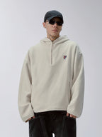 F2CE Fleece Half Zip Pullover Hoodie
