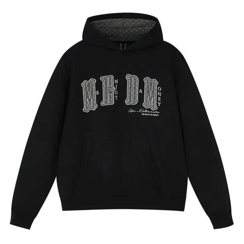 MEDM Ethnic Patchwork Hoodie