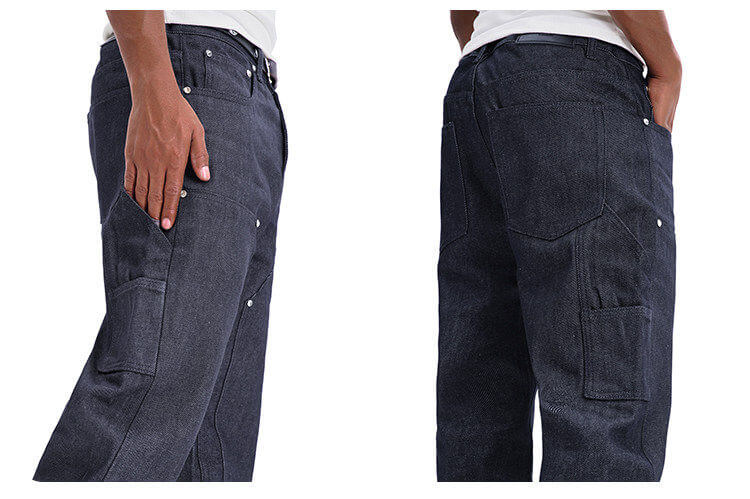 F3F Select High Rise Baggy Double Knee Painter Jeans