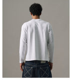 S45 Leopard Patch Pearl Logo Long Sleeve Tee