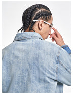 F3F Select Multi Pocket Washed Work Denim Jacket