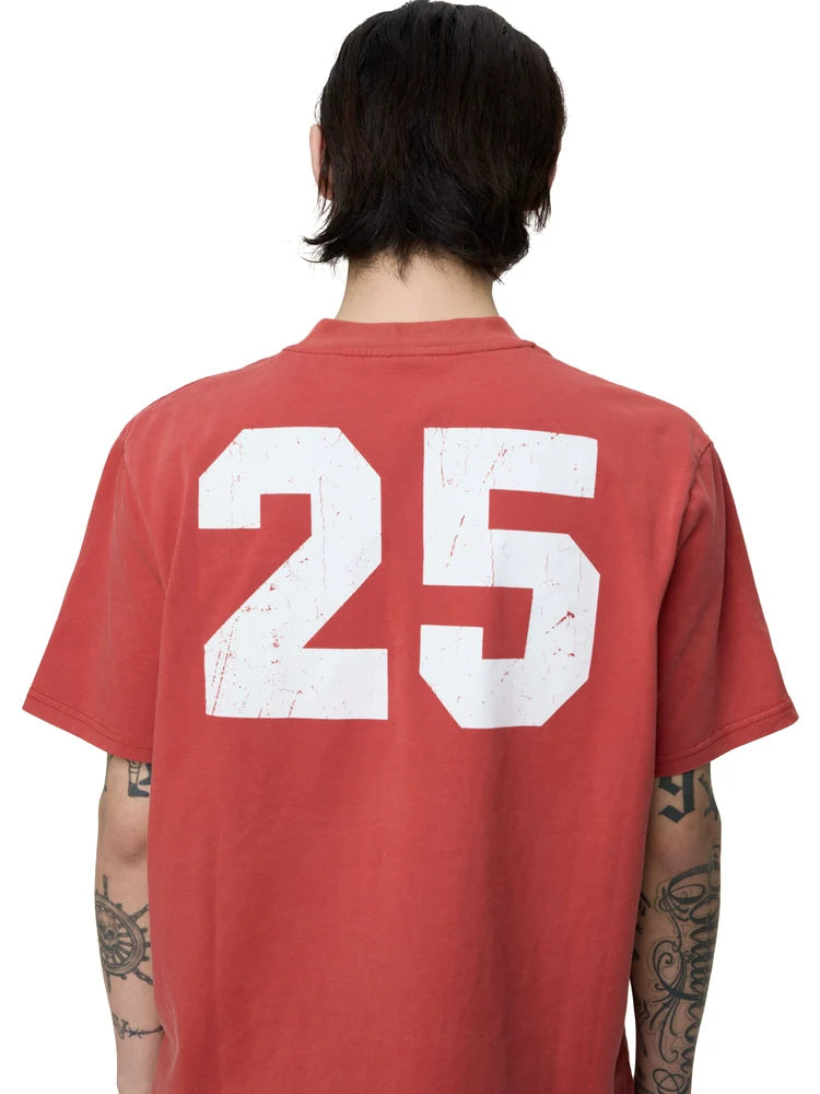 KARMANISTIC Old Washed Snake Head Print Tee