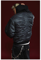 Remedy Pleated Back Design MA-1 Bomber Jacket