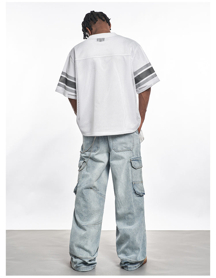 F3F Select Letter Printed Mesh Hockey Jersey