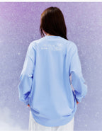 MEDM Flower Star Logo Embroidered Long Sleeve Tee