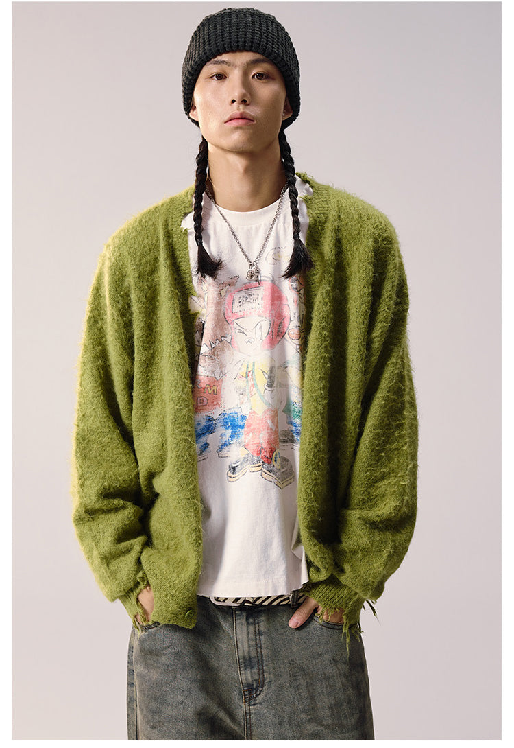 Remedy Distressed Knit Cardigan