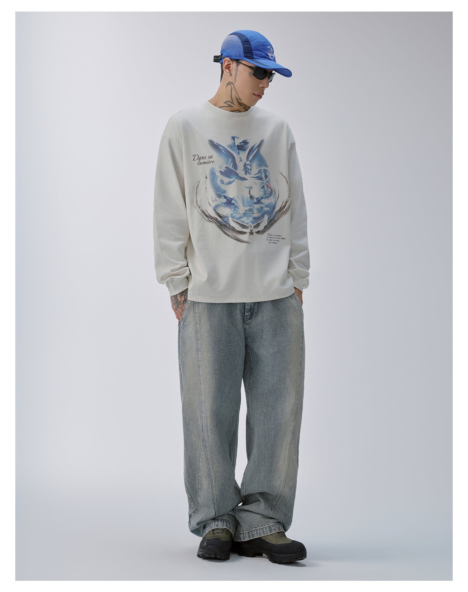 F2CE Vintage Print Long Sleeve Tee