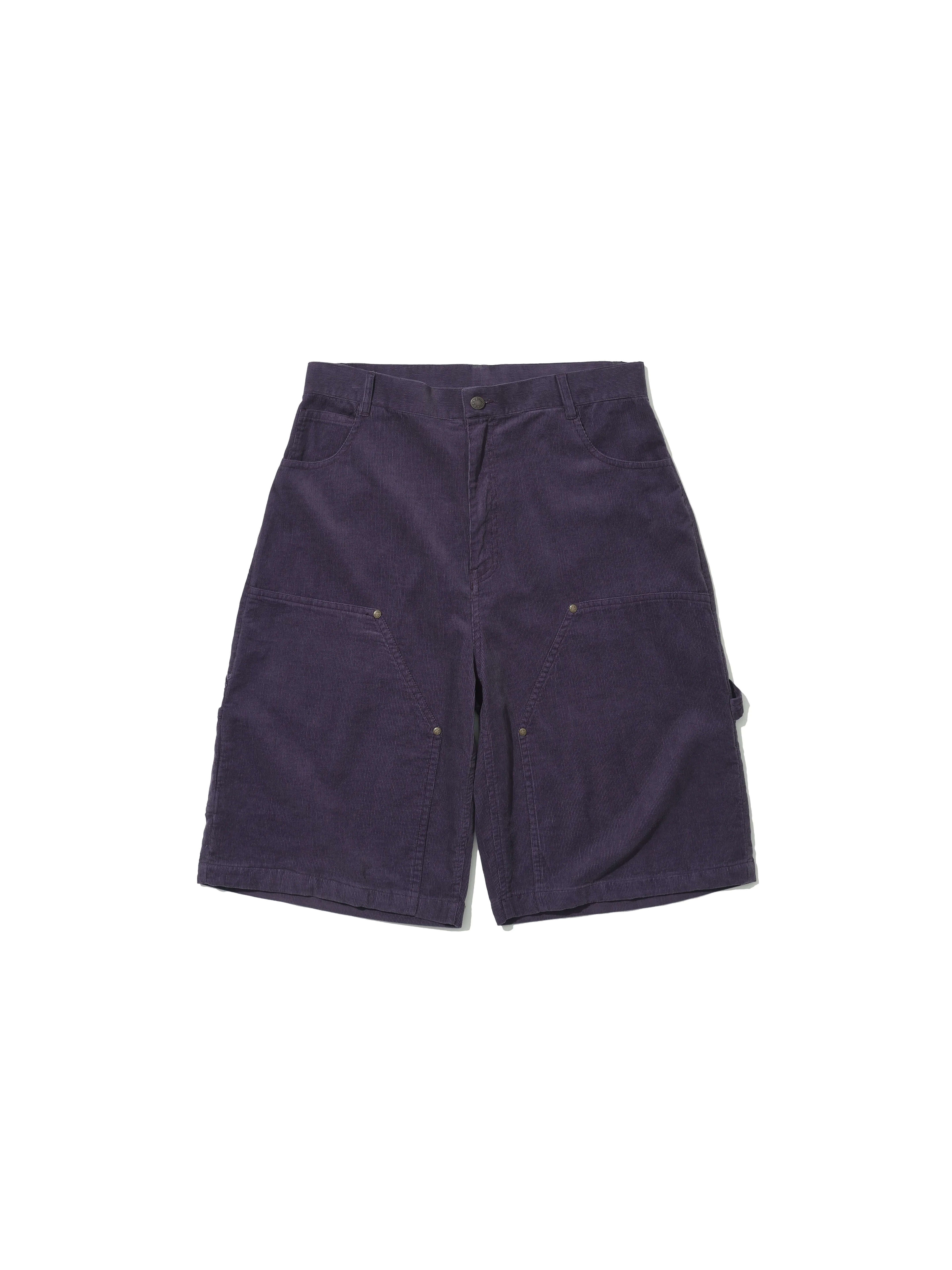 LIBERAFIT Double Knee Patch Corduroy Shorts