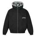 MEDM Fur Lined Washed Work Hooded Jacket