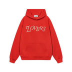 Harsh and Cruel Love Me More Pearl Embroidered Hoodie