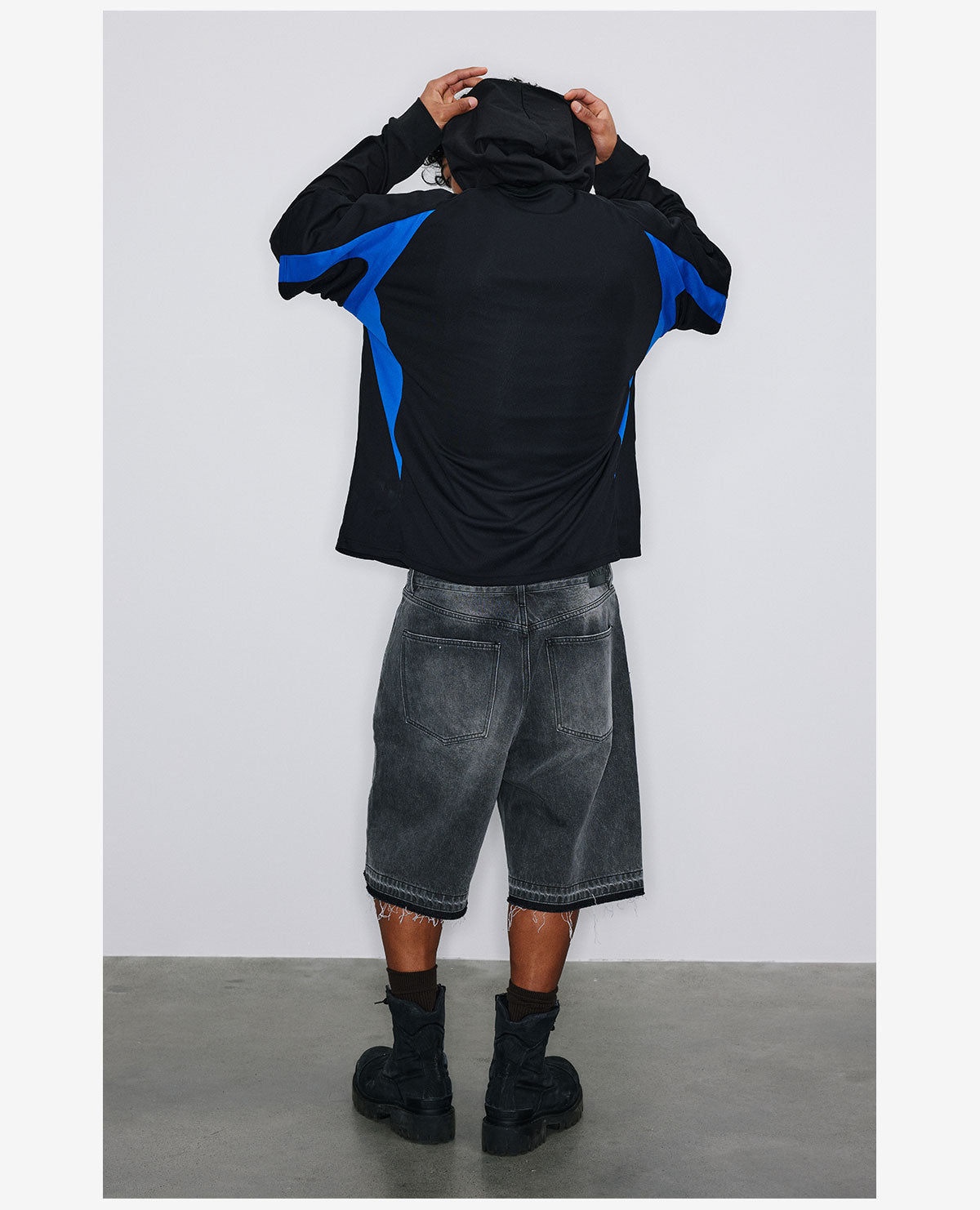 NOVACAM Soccer Jersey-Style Fake Two-Piece Hoodie