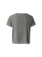 KARMANISTIC Glitter Logo Print Loose Fit Tee