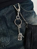 Remedy Key Lock Metal Keychain