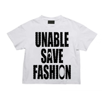 KARMANISTIC Rhinestone Slogan Print Tee