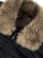 ANTIDOTE Fur Collar Bomber Jacket
