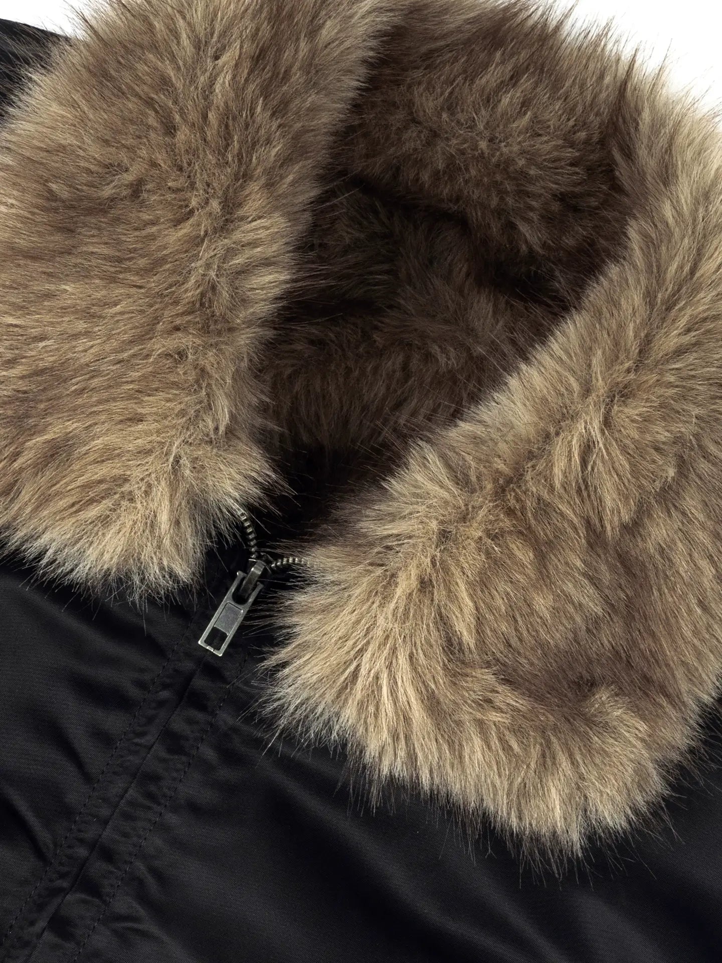 ANTIDOTE Fur Collar Bomber Jacket