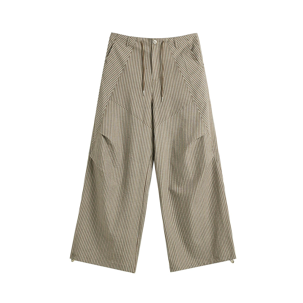 JHYQ Stripes Deconstructed Baggy Pants
